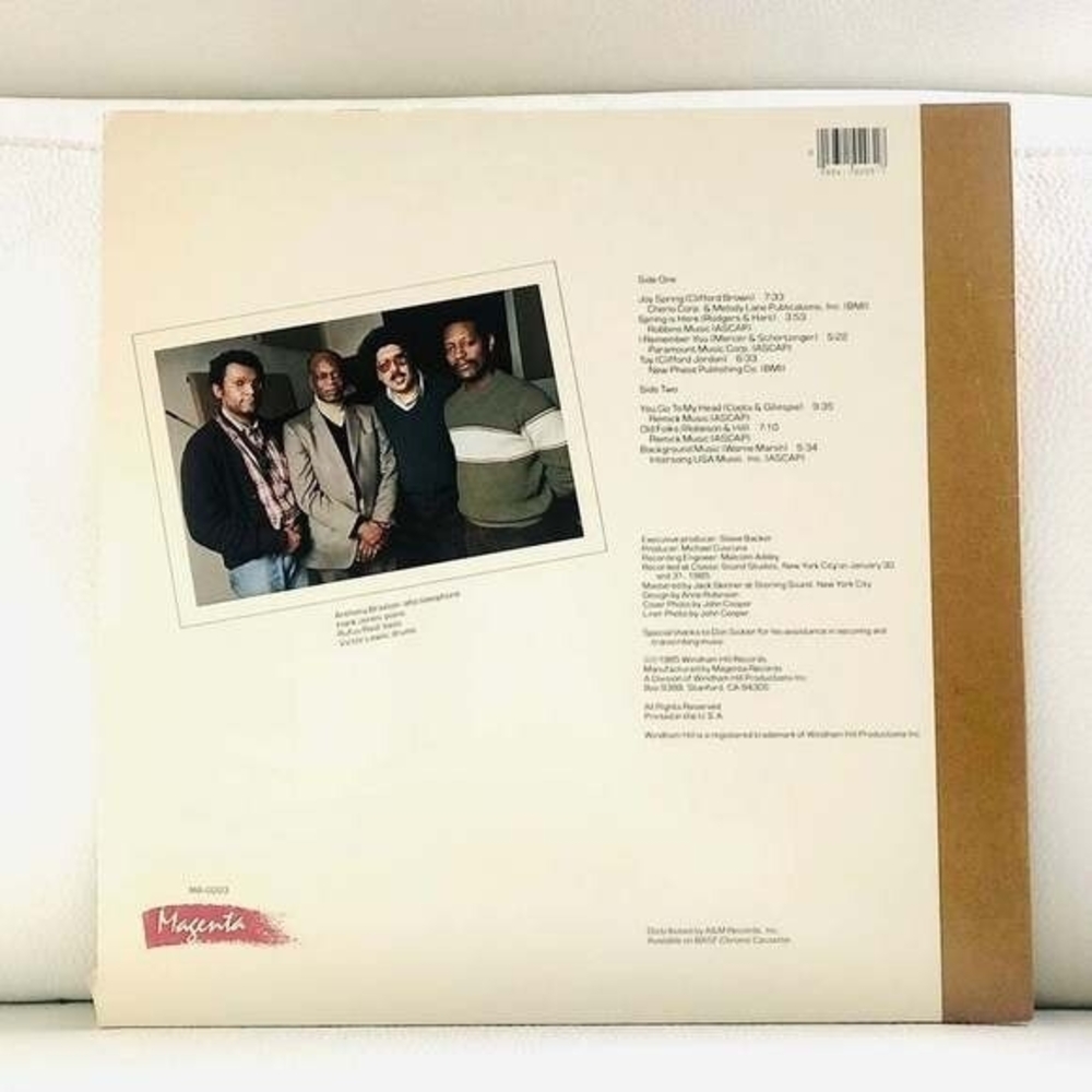 LP A. Braxton -Seven Standards 1985 V. 1 Vinyl Record - Picture 2 of 2